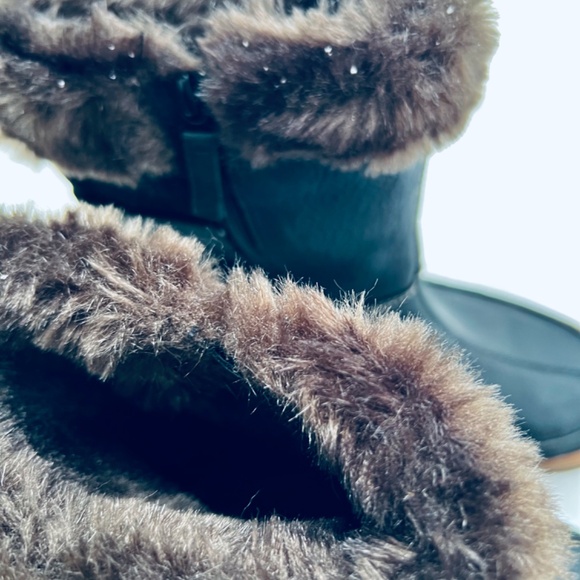 Merrell Women's Leather Faux Fur Trim Winter Boots 9 Black 200G Insu… - Picture 7 of 10